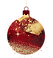 Enfeite de Natal vermelho