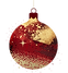 Enfeite de Natal vermelho