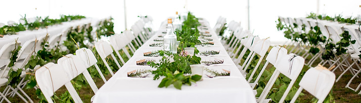 Decorated Wedding Tent