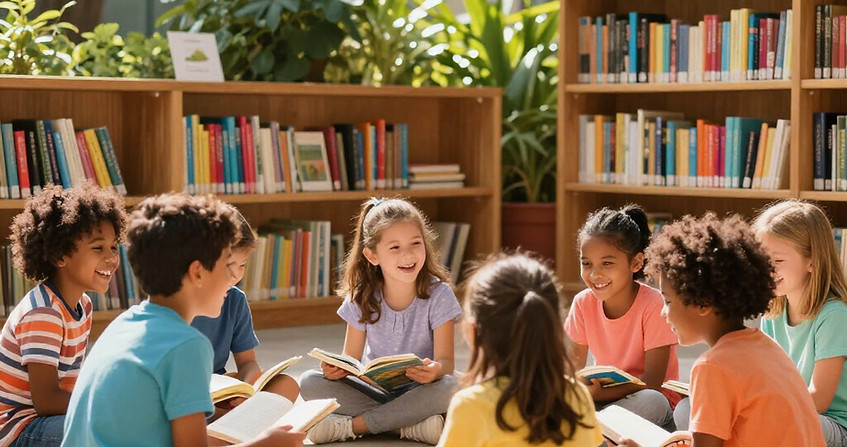Area di lettura all'aperto