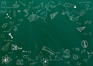 Math Chalkboard Illustrations