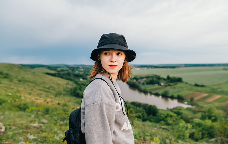 Traveler in the country