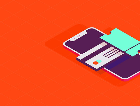 Digital Ticket Illustration