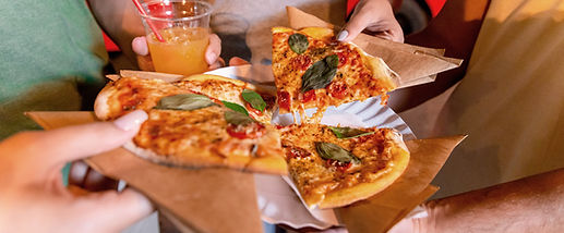 integração de grupos corporativos com oficina de pizza