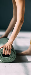 Rolling Up Yoga Mat
