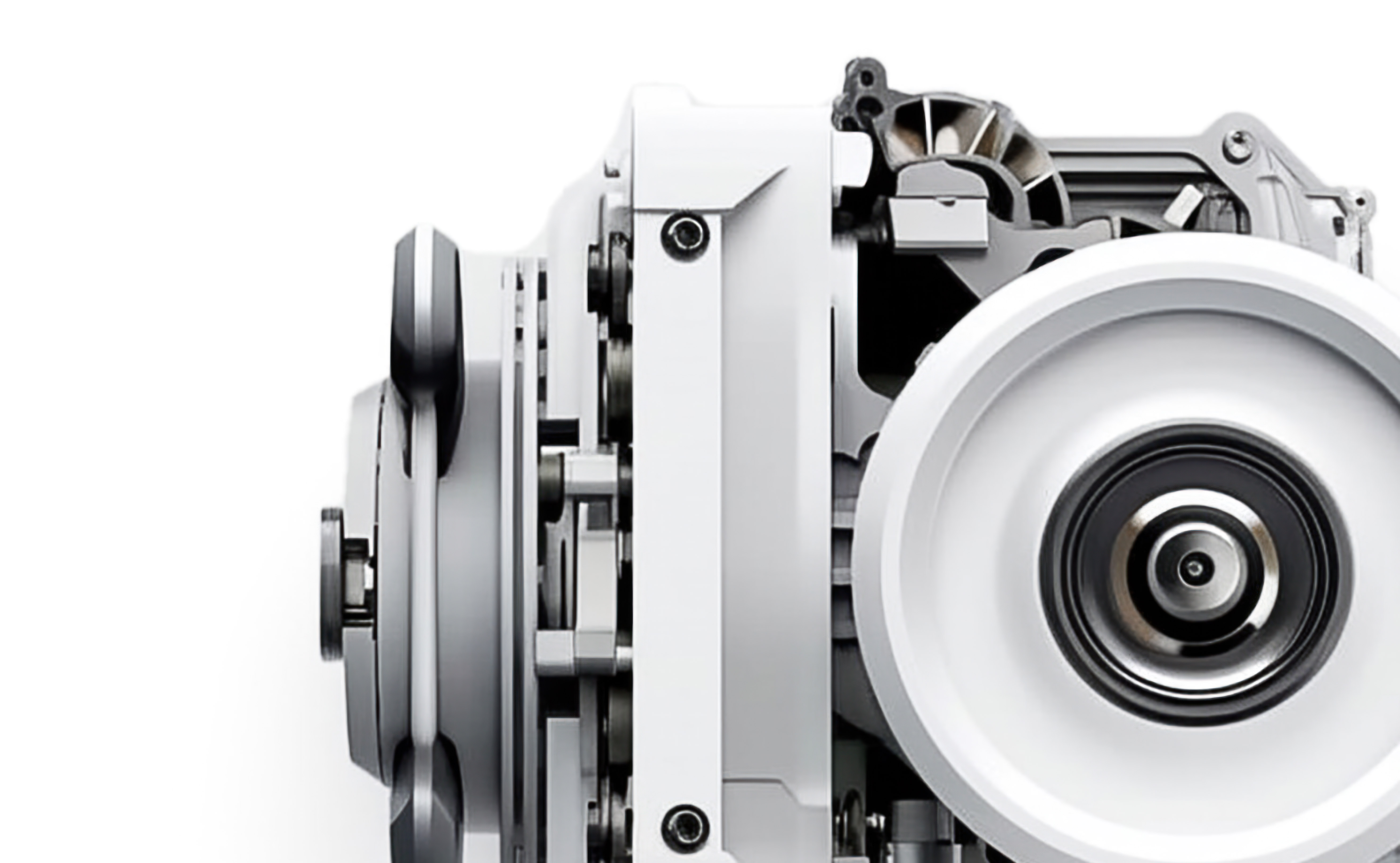 Close-Up Machinery Component