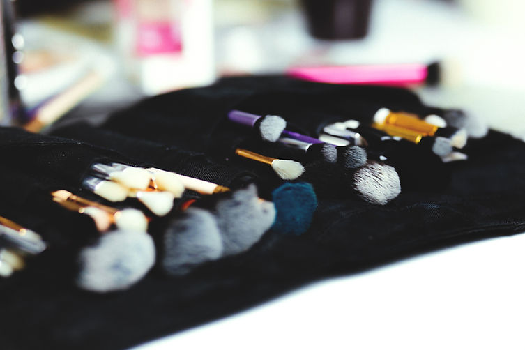 Makeup Brushes Display