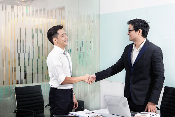 Business Proffesionals Shaking Hands