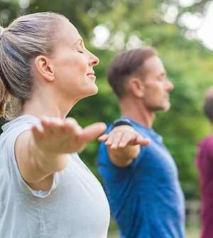 Outdoors Yoga Class