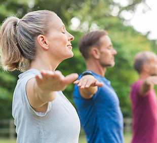 Outdoors Yoga Class