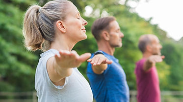 Outdoors Yoga Class