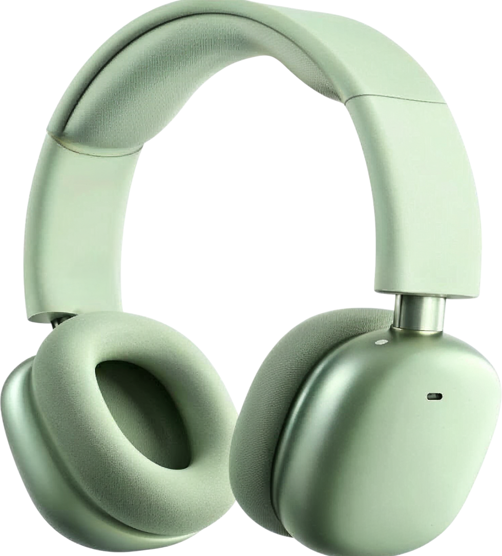Casque sans fil vert
