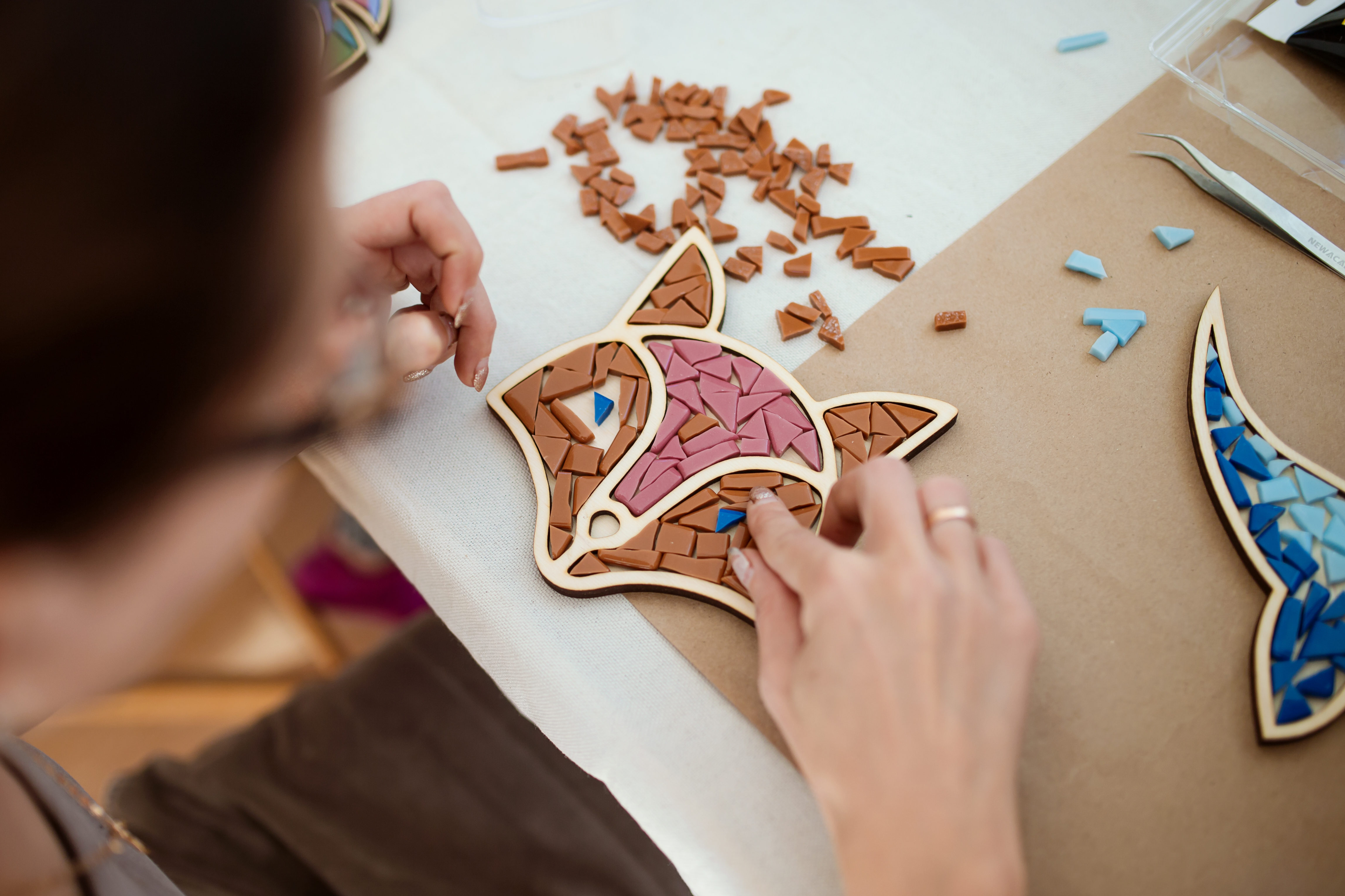 Creative business owner helped by Raleway Studio