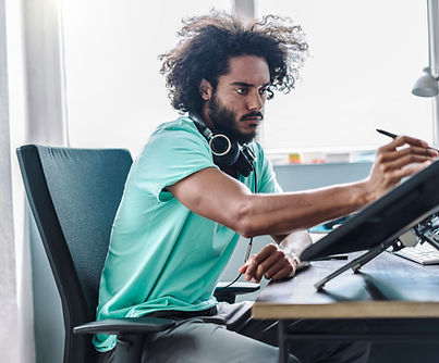 Digital Artist Working