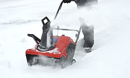 Using Snow Blower