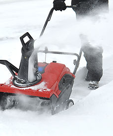Using Snow Blower
