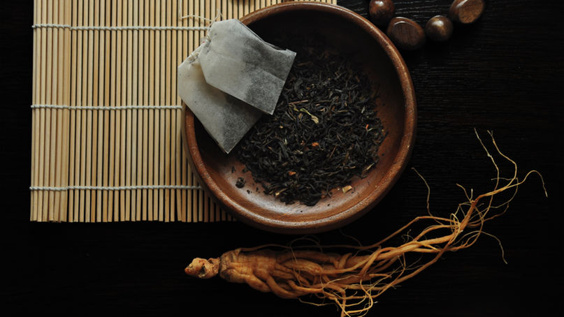 tea and ginseng