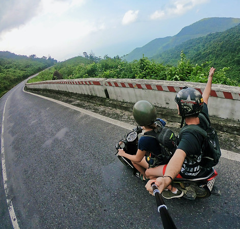 Motorcycle touring in Vietnam