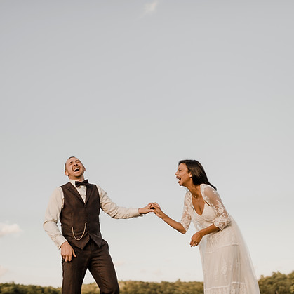 Moment joyeux du mariage