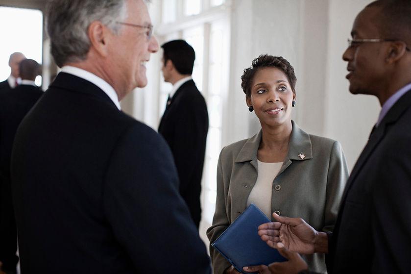 Business People Talking