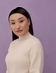 Woman in White Sweater