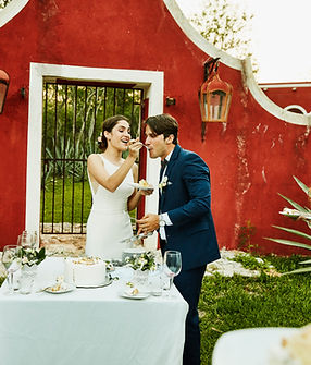 Eating Wedding Cake