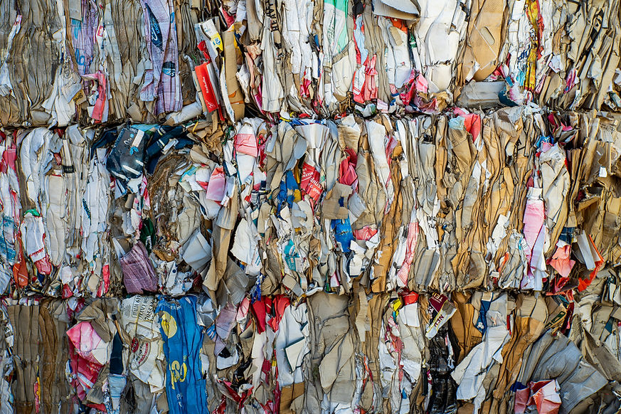 Waste paper and card