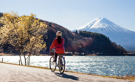 Woman Biking