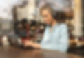 Working in Cafe