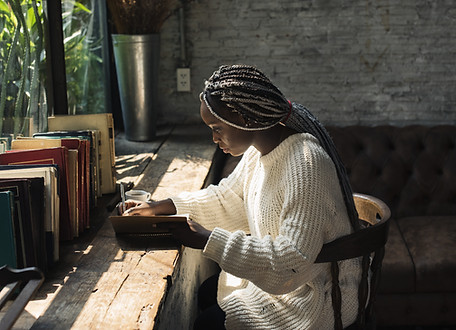 Woman Writing Notes