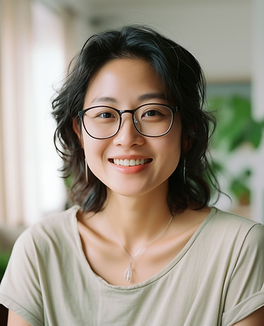 Smiling Woman Indoors
