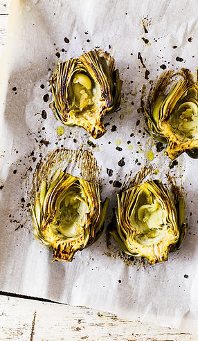 Rostade kronärtskockor