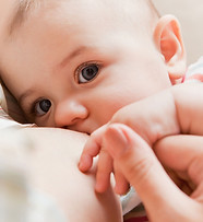 Nursing Infant Close-up