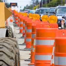 Cones for road works