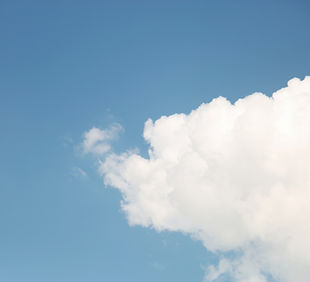 青空の雲