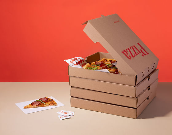 Cajas de pizza para llevar