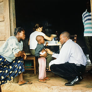 Testing children in remote villages
