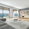 Sala de estar com vista