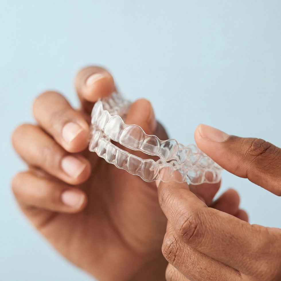 Alineadores dentales transparentes