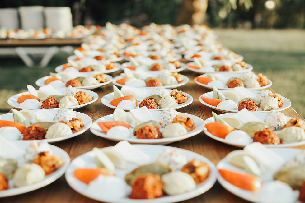 Plated Appetizer Variety
