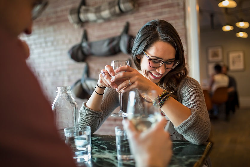 Woman Enjoying Drink