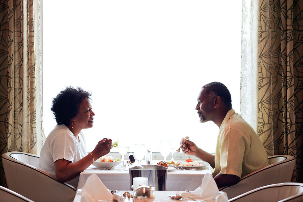Couple Dining Together