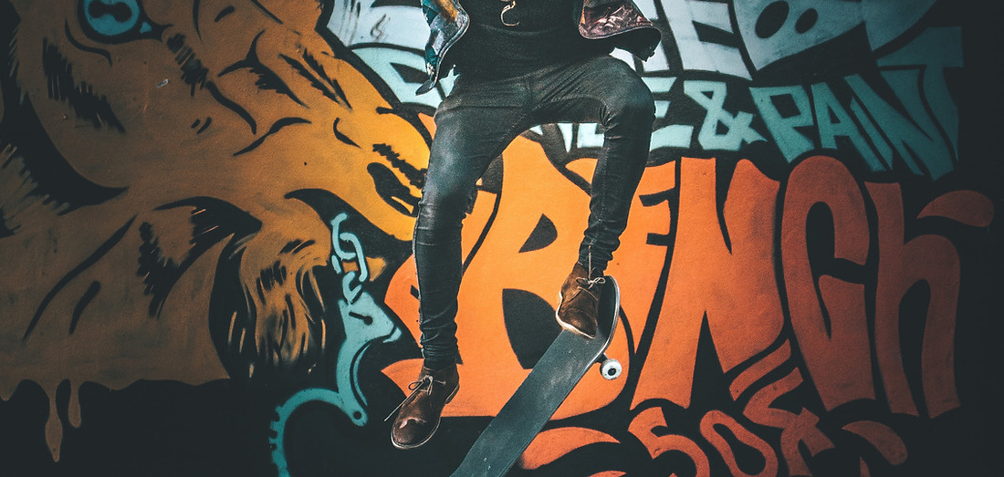 Skateboard Ollie