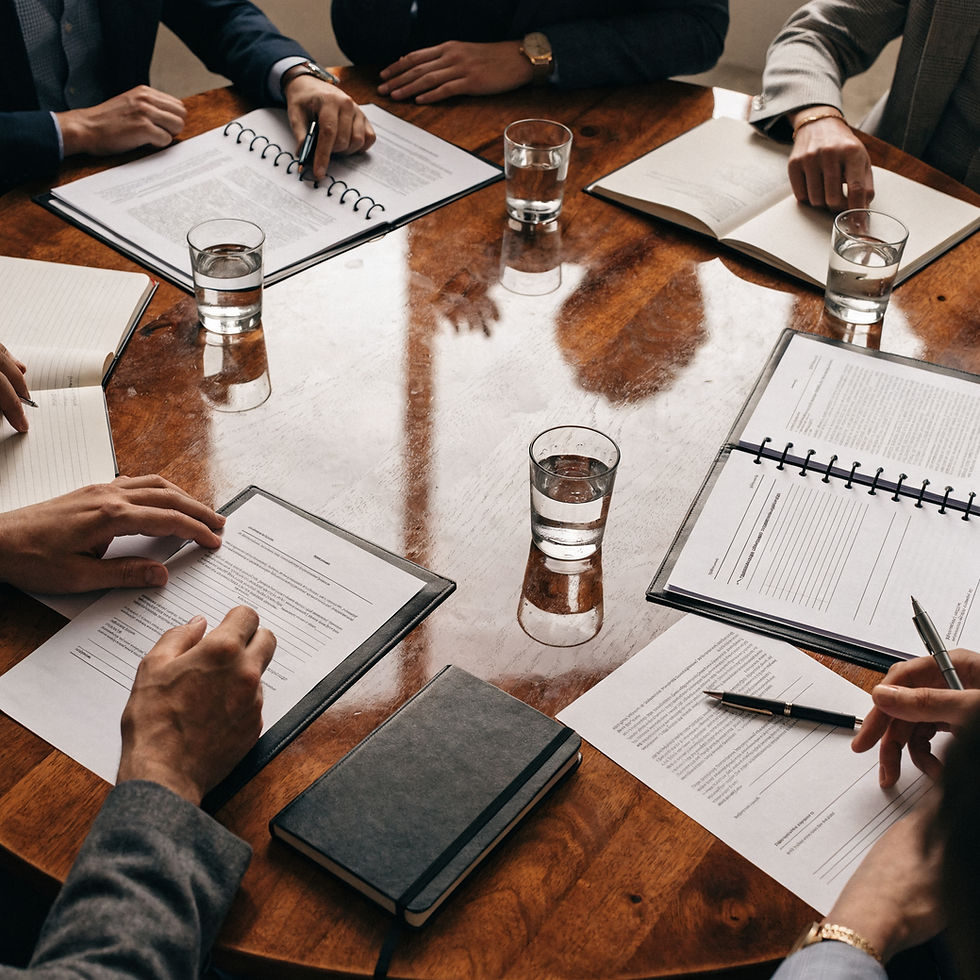 Negócios reunião Discussão