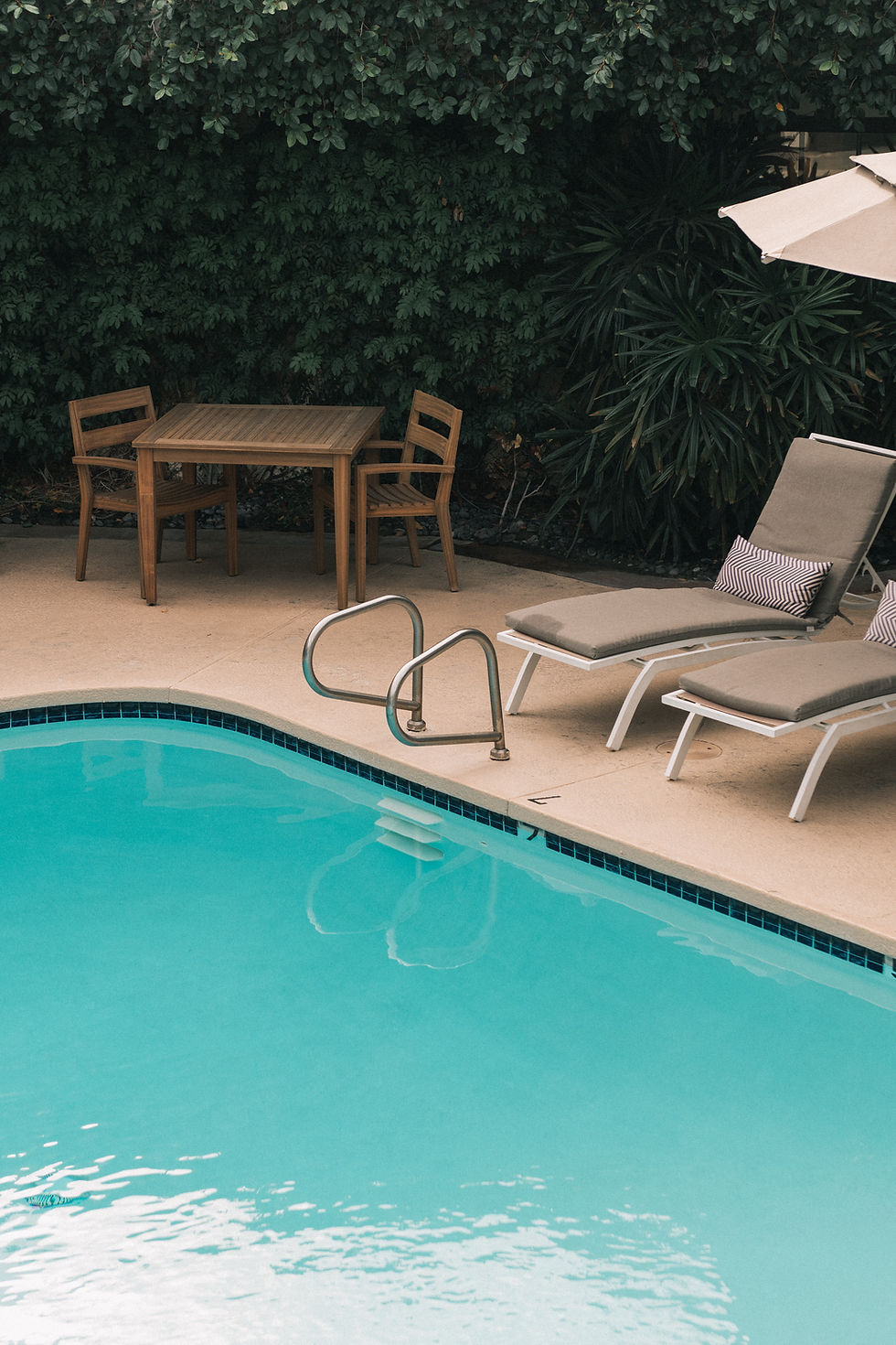 Poolside Relaxation Area