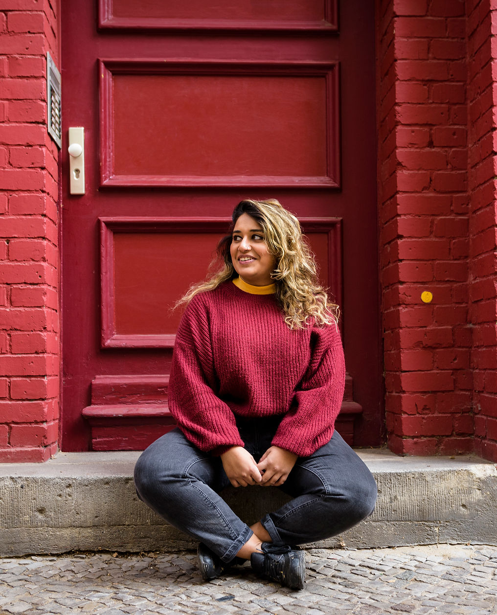 Red Theme Portrait