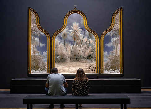 People Viewing Art