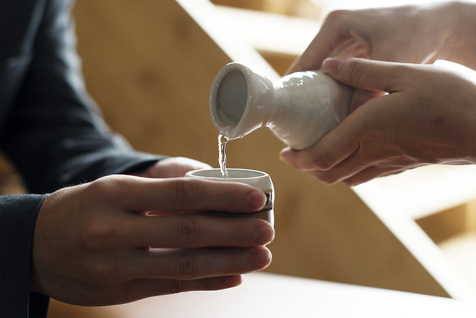 Pouring Sake