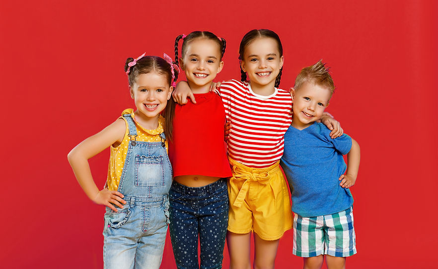 Group Of Happy Kids