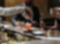 Bartender serving cocktails